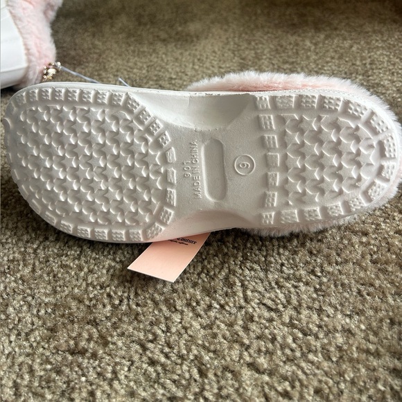 Juicy Couture Faux Fur Clogs Cora Q-Blush Pink Slide-On Mules Womens 9​ - Picture 8 of 8
